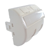Leviton BR-MMCANGLGD45002 Keystone Jack Takmak için 2 Port'lu Açılı Modül