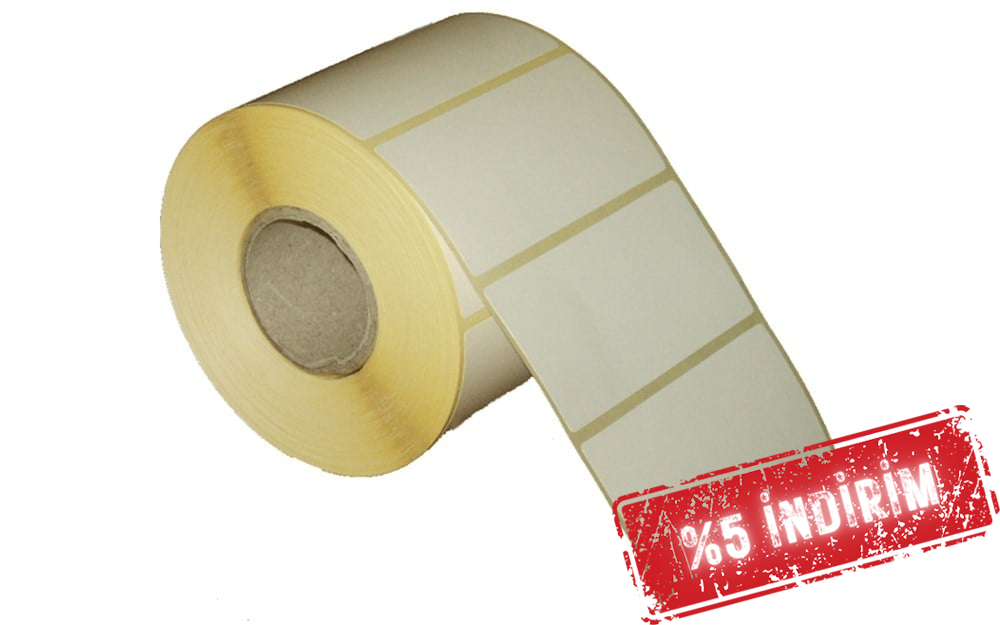 Vellum Etiket 40mm X 40mm 2li Wax Ribon gerekir