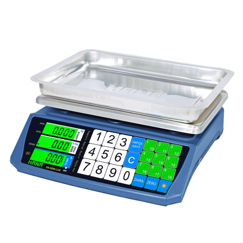 Hana Hs-5500 LCD Tartım Terazisi 60 Kg Kapasite