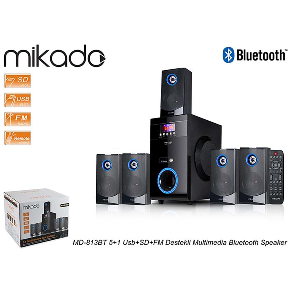 Mikado MD-581BT 5+1 Usb /Sd / Fm Destekli Multimedia Bluetooth Speaker