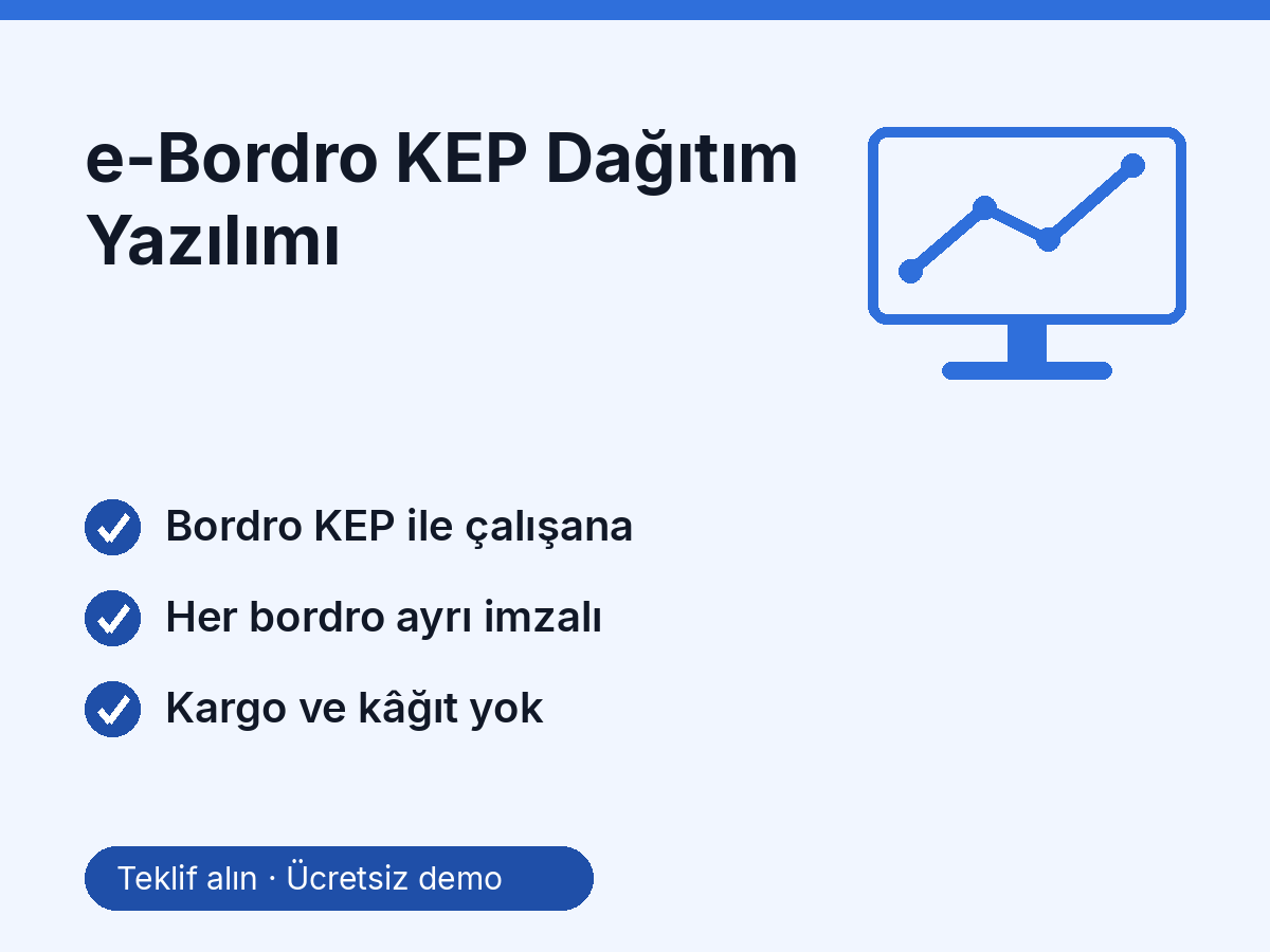 e-Bordro KEP Dağıtım Yazılımı