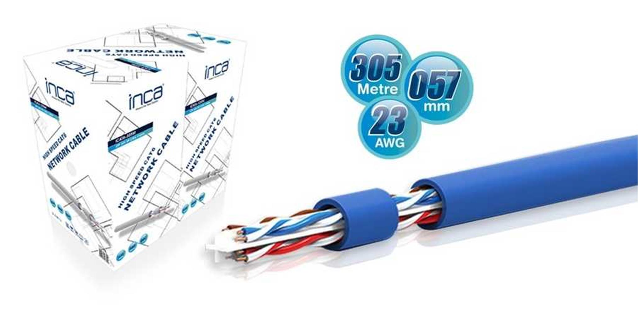 INCA ICAT7-10TG 10mt S/FTP Network Kablo/Gri