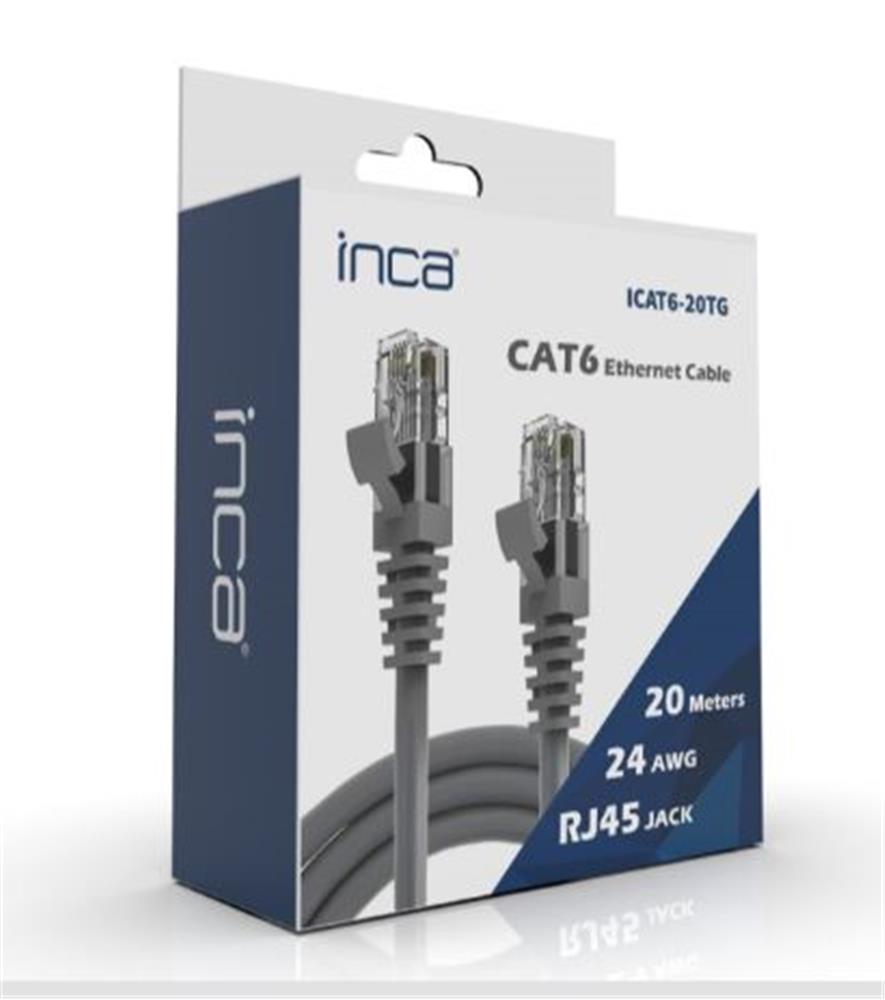 INCA ICAT6-02TG 2 Metre Gri Kablo