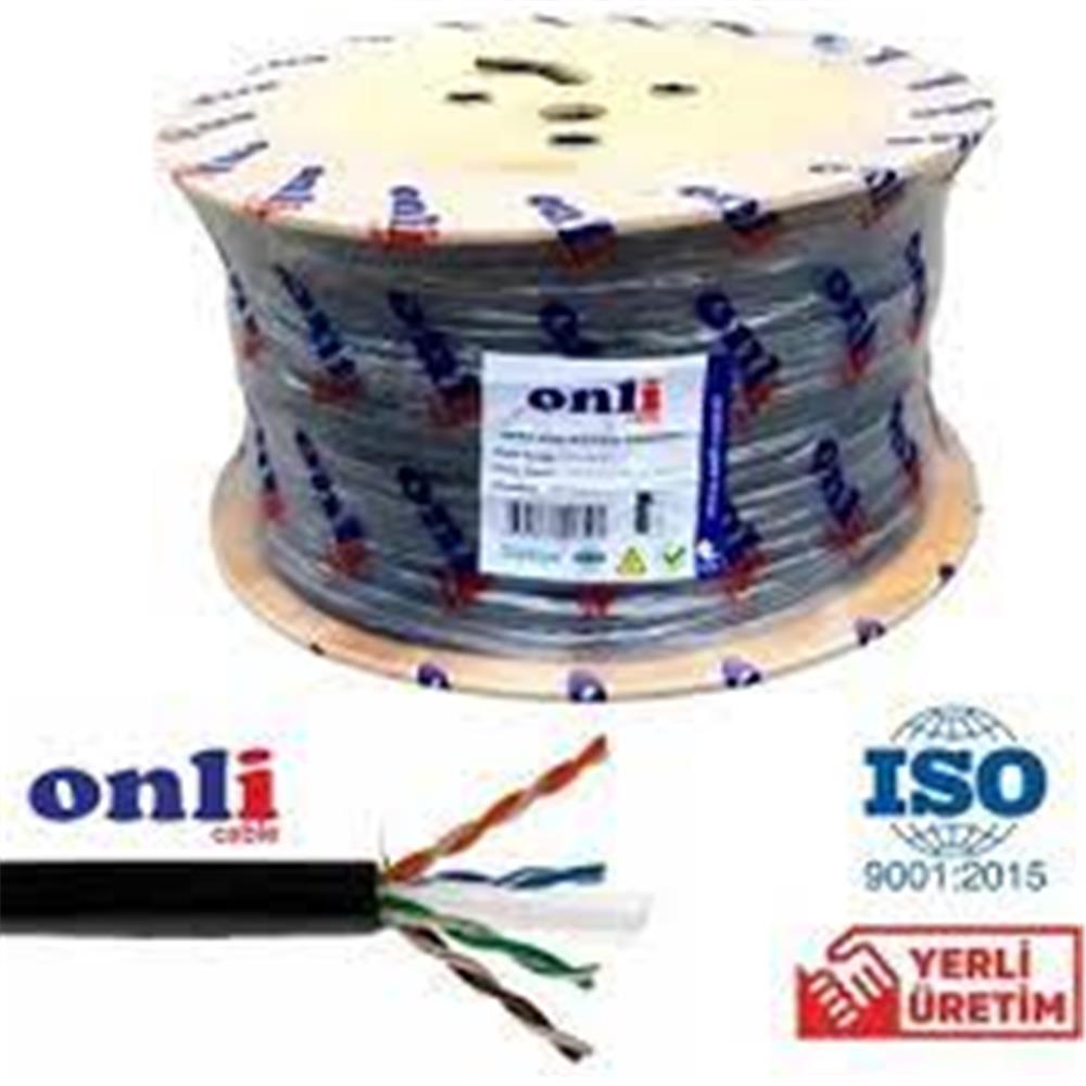 Onli Oncab U-UTP 24 AWG CCA/ECO 305 Metre Cat6 Kablo