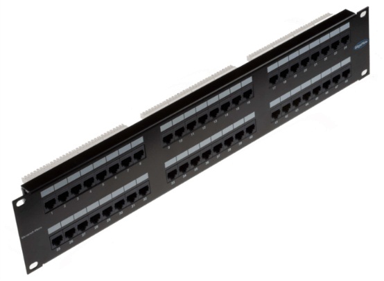 Leviton BR-GPCPNLU48002 GigaPlus 48 Port Cat 5e Patch Panel