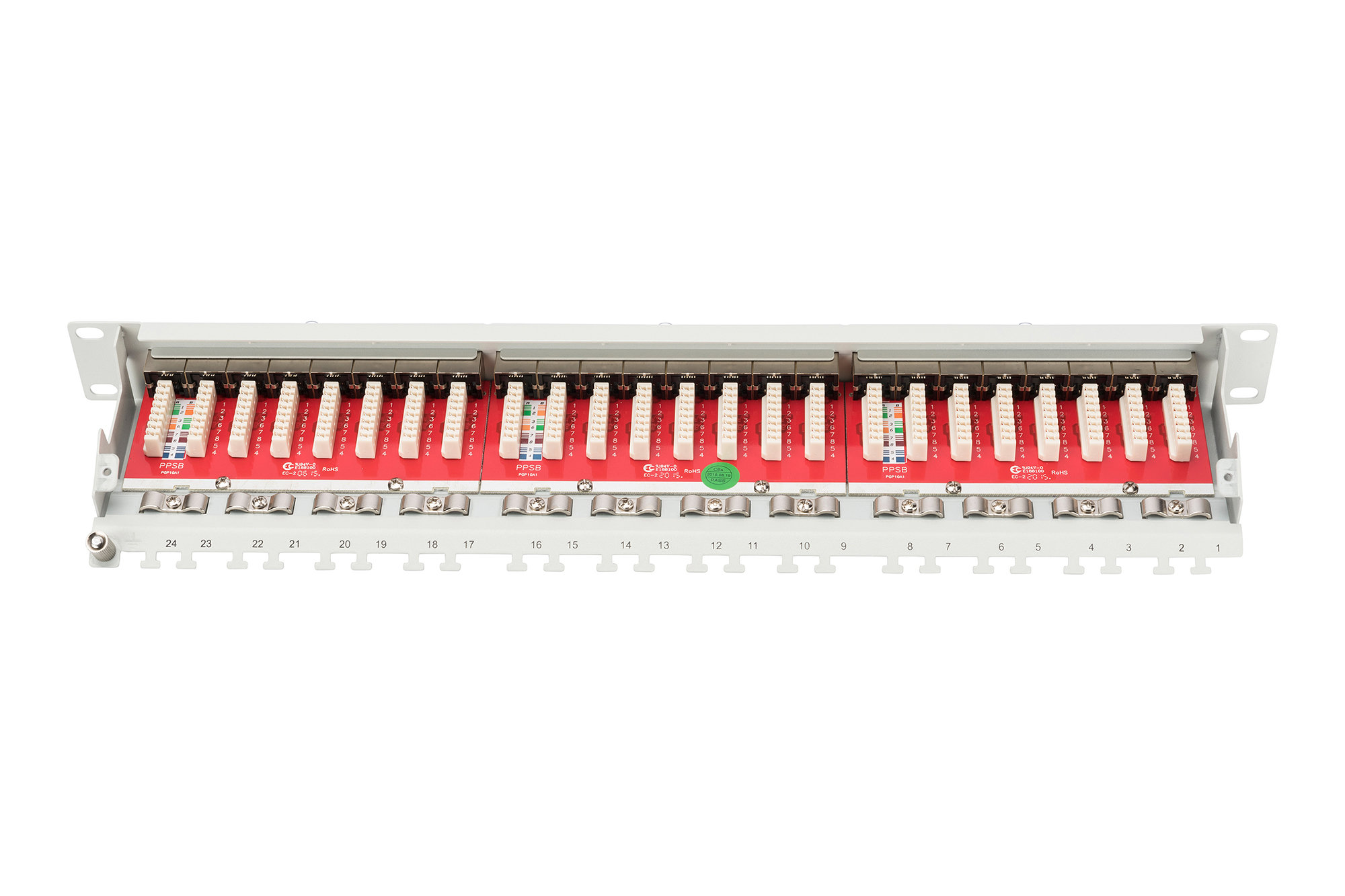 Digitus DN-91624S-EA 19 Inch 24 Port Cat-6a EA Sınıfı FTP Patch Panel