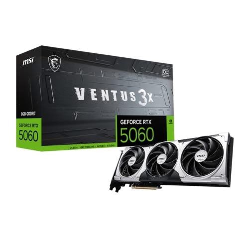 MSI VGA Geforce RTX 5060 8G Ventus 3X OC GDRR7 3xDP/1xHDMI 128B DX12