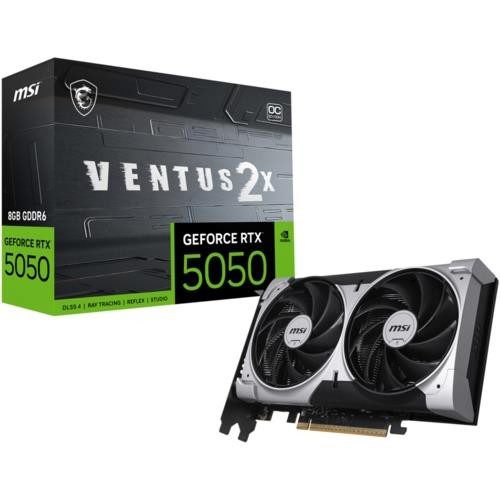 MSI VGA Geforce RTX 5050 8G Ventus 2X OC 8GB GDDR6 128B DX12 3xDP/1xHDMI