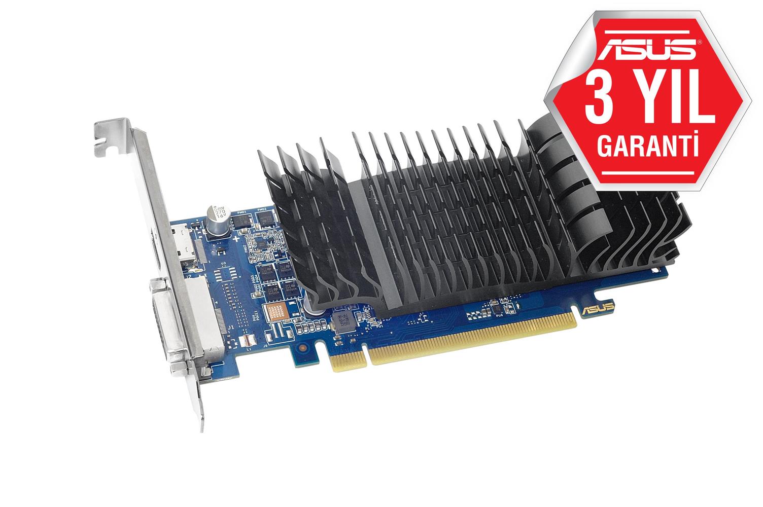 Asus 2Gb Gddr5 [64Bit] Dvı/Hdmı (GT1030-SL-2G-BRK) 6008 Mhz Ekran Kartı