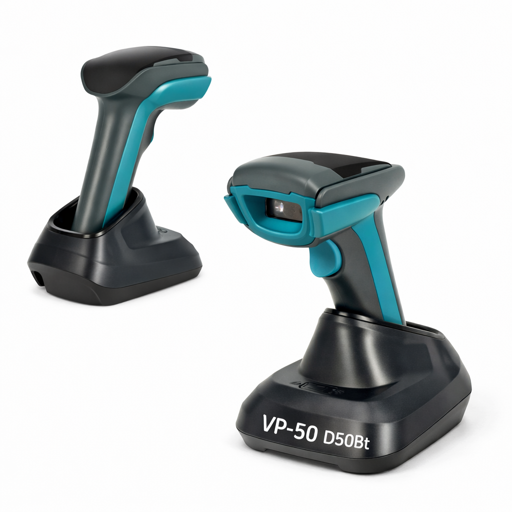 VP-50 D50Bt 2d Wireless Bluetooth El Tipi Barkod Okuyucu