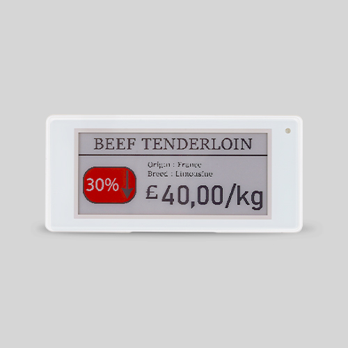 2.9 İnç ELEKTRONİK RAF ETİKETİ