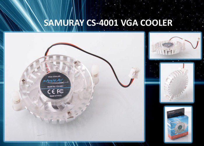Evercool CS-4001 Geçmeli Ekran Kartı Fanı