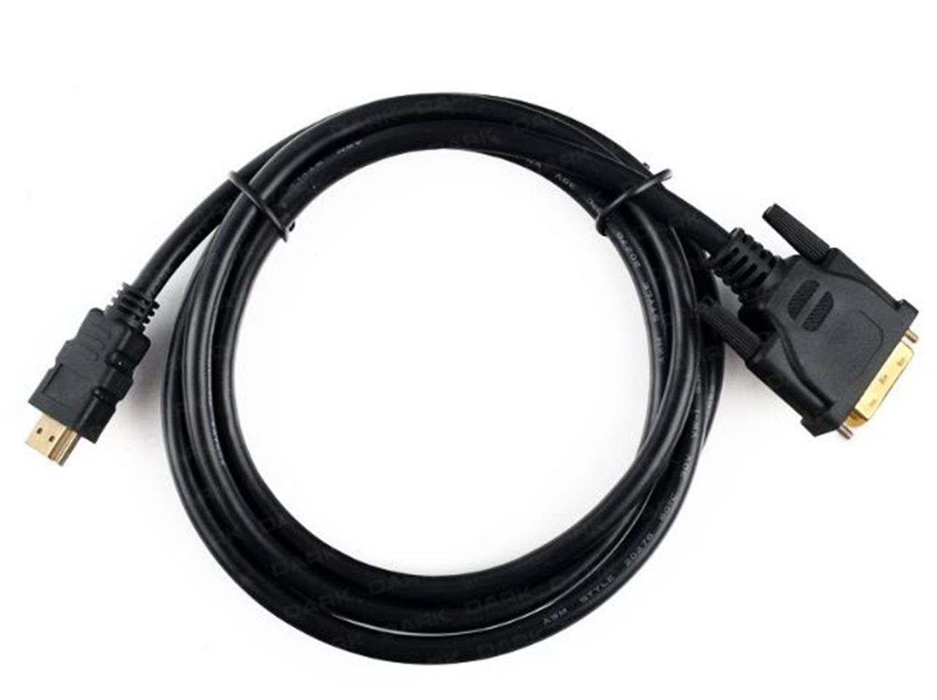 Dark"DK-CB-DVIXHDMIL300" 3m DVI - HDMI Çift Yönlü Görüntü Bağlantı Kablosu