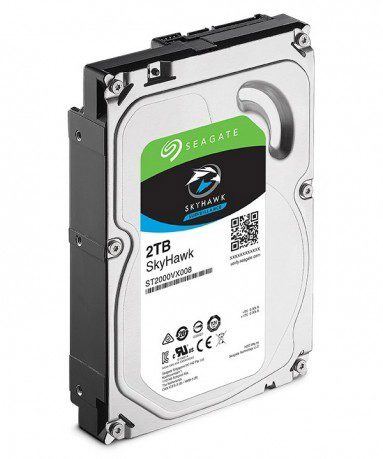 2 TB Seagate SKYHAWK 3.5" 64MB 5900RPM (ST2000VX008) 7/24 Güvenlik Disk