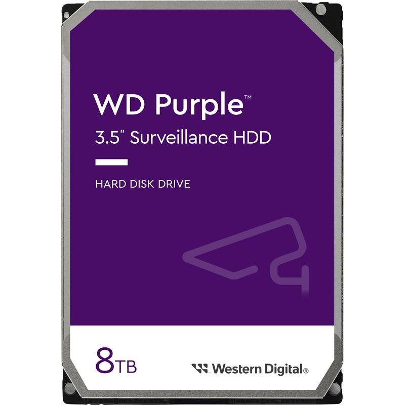8 TB WD 3.5 Purple Sata3 WD85PURZ 5640RPM 256MB 7/24 Güvenlik (3 YIL DIST)