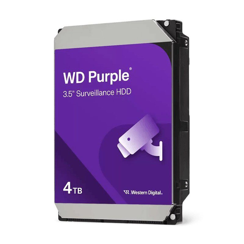 4 TB WD 3.5 Purple WD44PURZ Sata3 5400RPM 128MB 7/24 Güvenlik (3 YIL DIST)