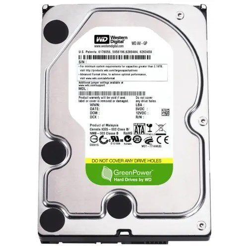 1 TB WD Green 3.5'' 64MB 7200RPM SATA3 (WD10EURX) 7/24 Güvenlik Diski