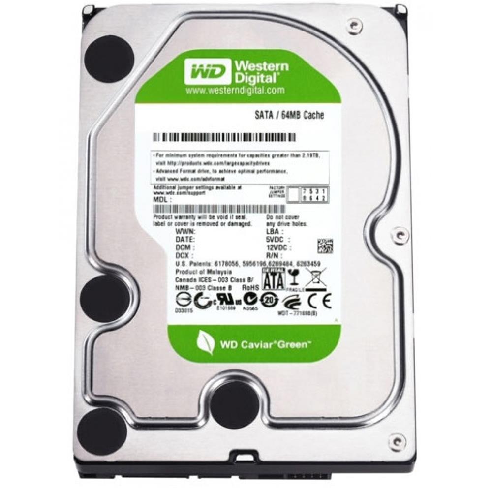 Wd 1Tb Wd10Eurx 7/24 3,5" 64Mb 5400Rpm Harddisk (İthalat)