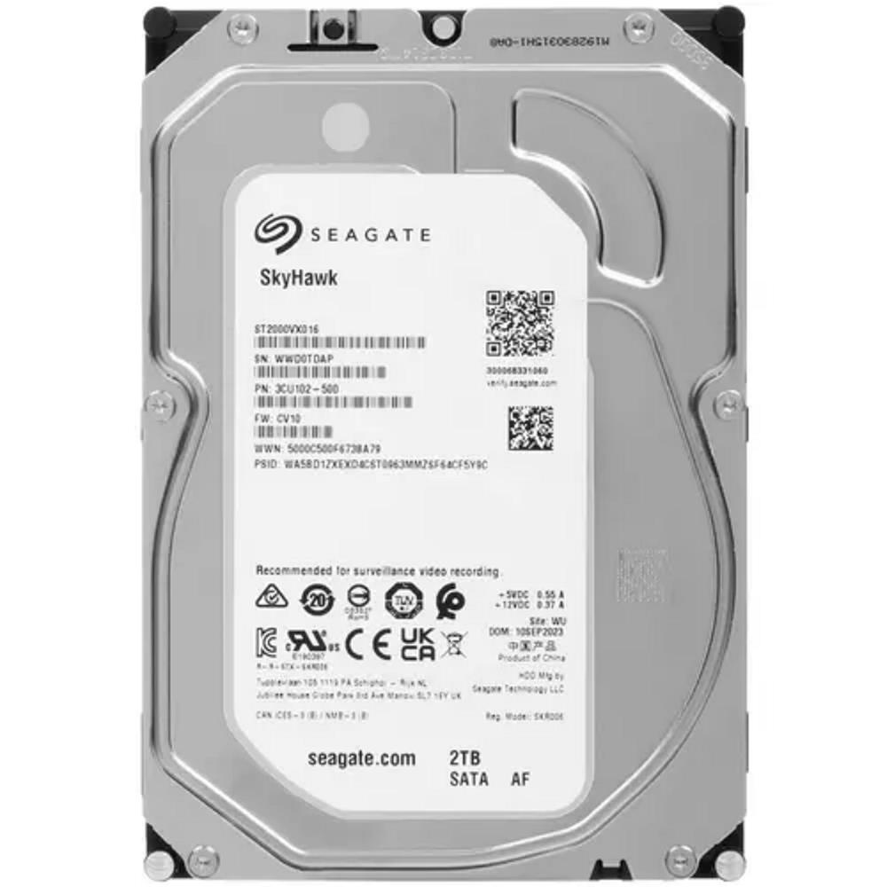 Seagate 2TB ST2000VX016 5400Rpm 256MB Harddisk 7/24 Güvenlik Diski (İthalat)