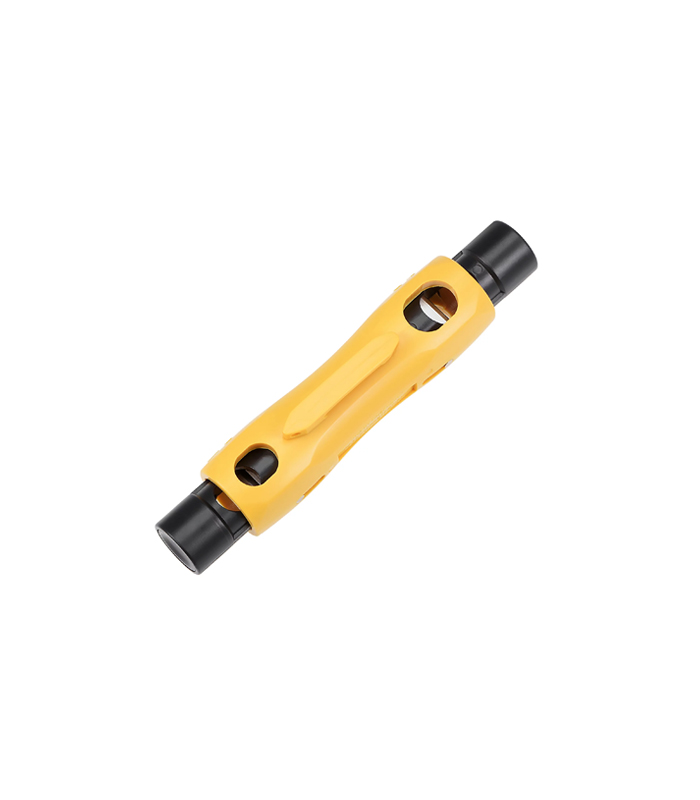 NOVACOM COAXİEL KABLO SOYUCU -SARI ( HLT-323 / RG59-RG6-RG11 )