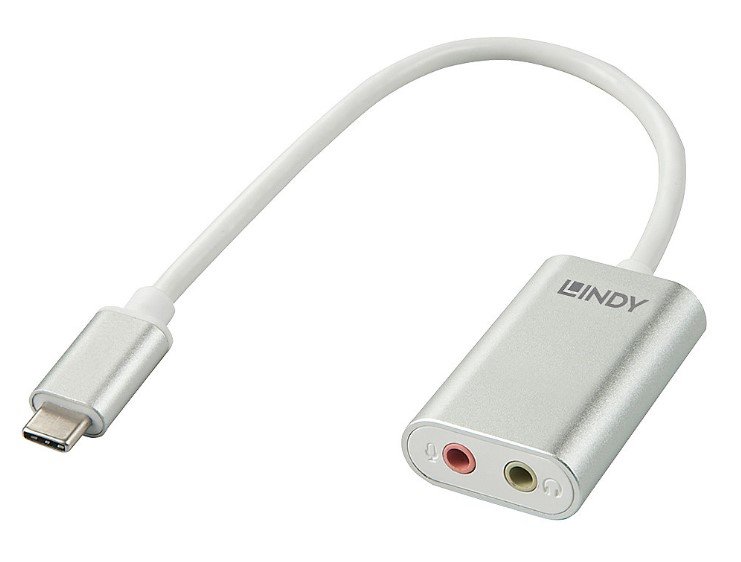 Lindy LIN-42711 USB Tip C Ses Çeviricisi