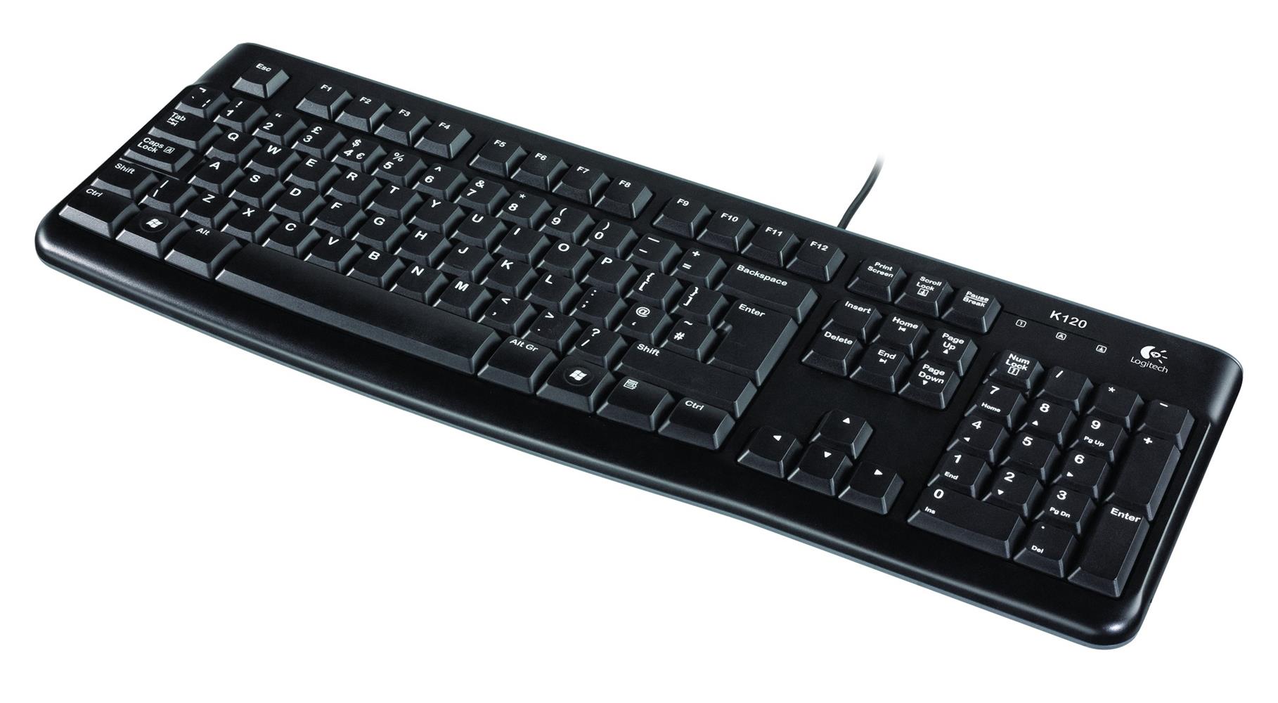 Logitech 920-002508 K120 İngilizce Usb Kablolu Siyah Klavye