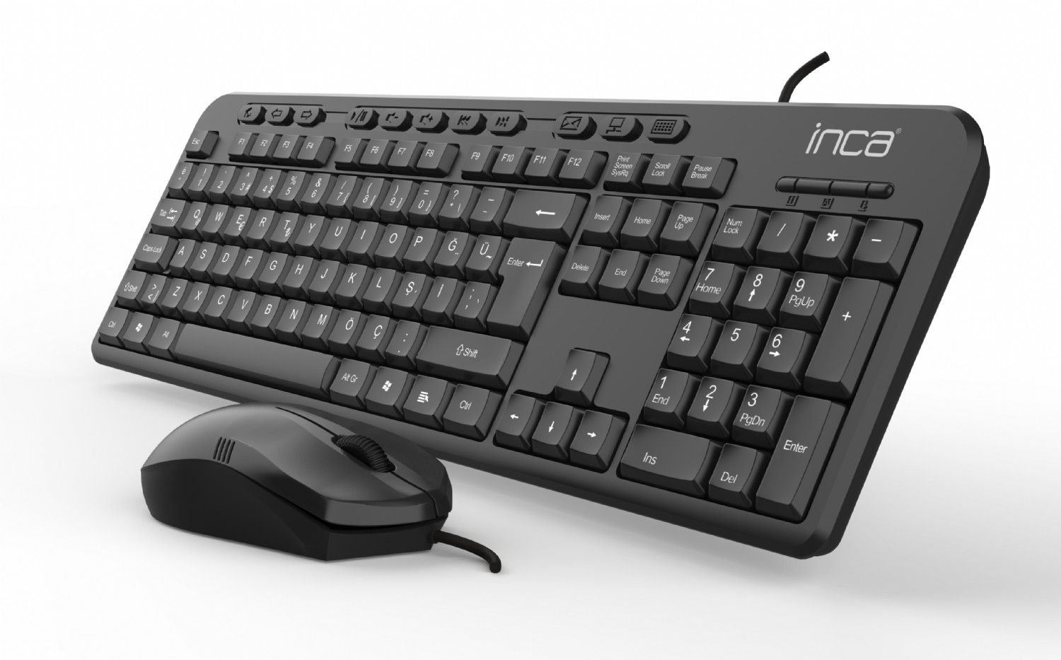 İnca Imk-375t Wıred Multimedia Q Klavye Mouse Set