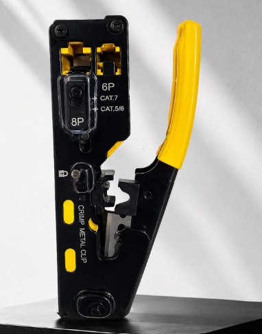 YENİ NESİL CAT6 / CAT7 NETWORK SIKMA PENSESİ (SARI-Y.B)