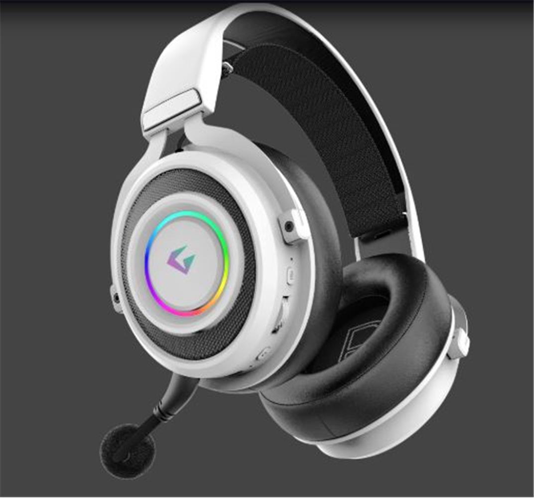 Gameagle GE2010 Step Hunter S1 RGB Kablosuz Mikrofonlu Oyuncu Kulaklığı Beyaz