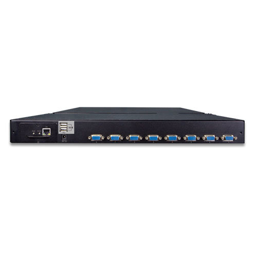 Planet PL-IKVM-210-08M 17" 8-Port Combo VGA LCD IP KVM Switch