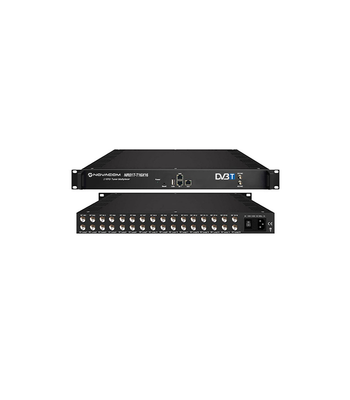 NR01T-T16X8 16 DVB-S2 TO 8 DVB-T MODULATOR