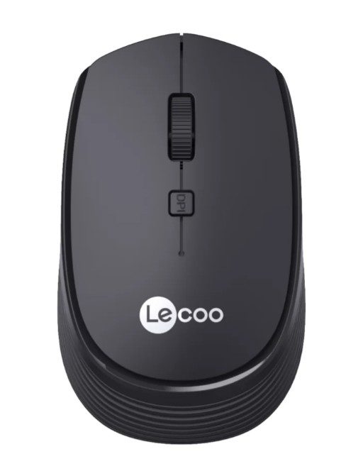 Lenovo Lecoo WS202 Nano Alıcılı Kablosuz 1600dpi Siyah 4 Tuş Mouse