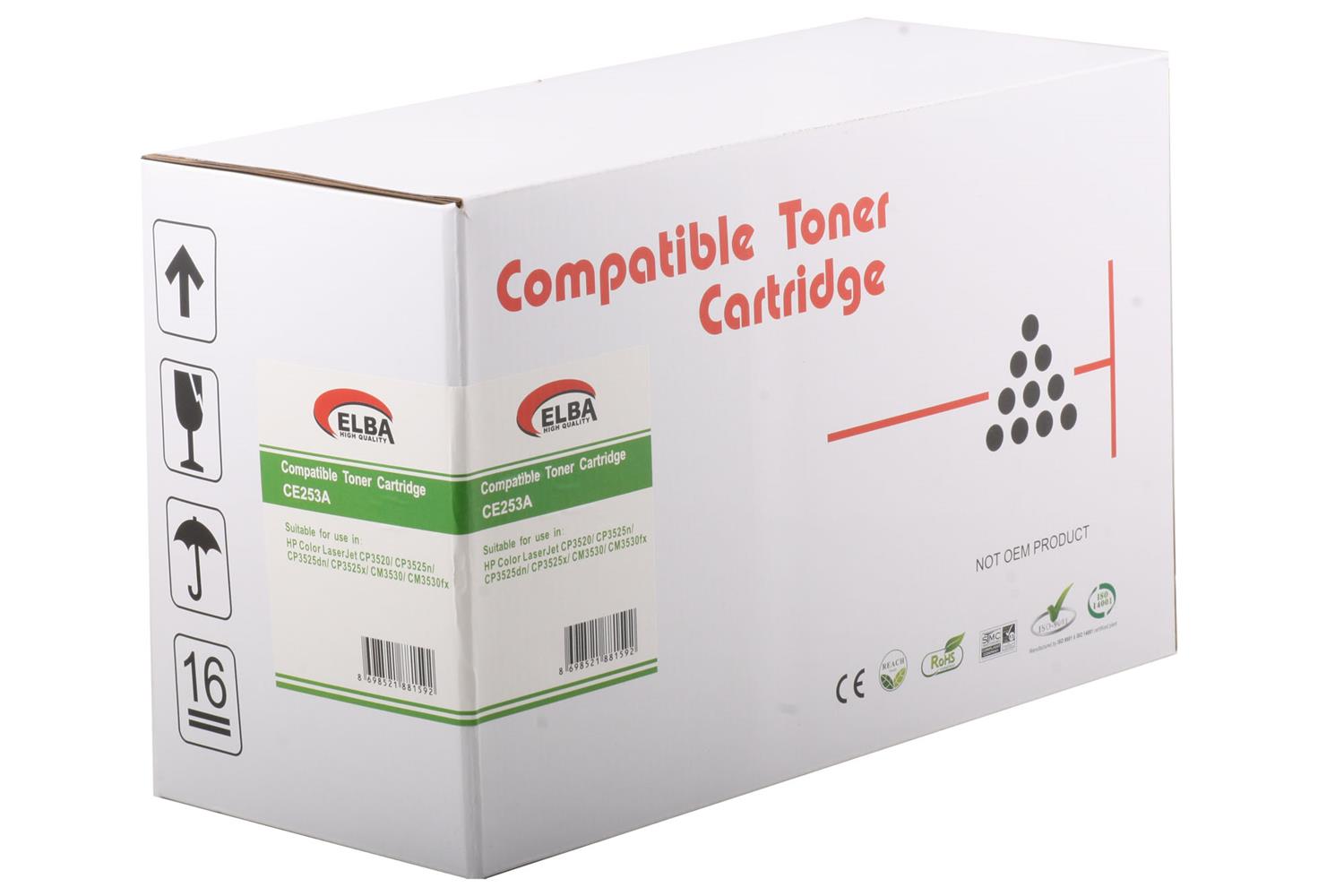 ELBA HP CE253A CP3525/CM3530 KIRMIZI TONER