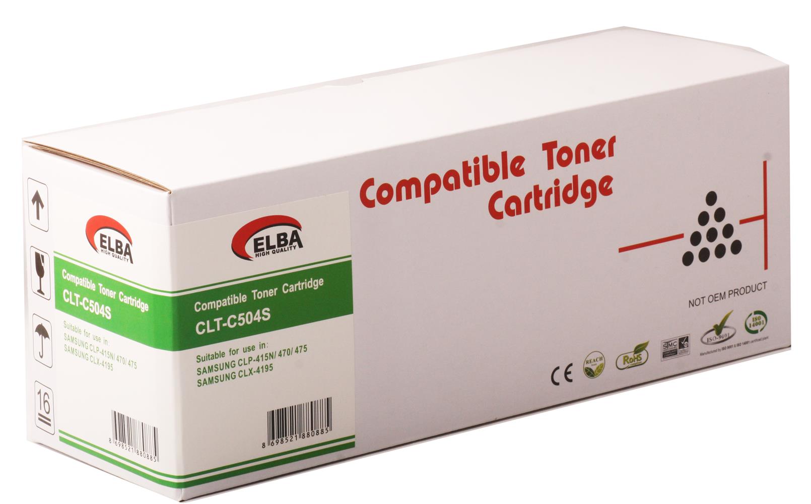 OfisPc Samsung CLT-C504 Muadil Mavi Toner CLP415/4195