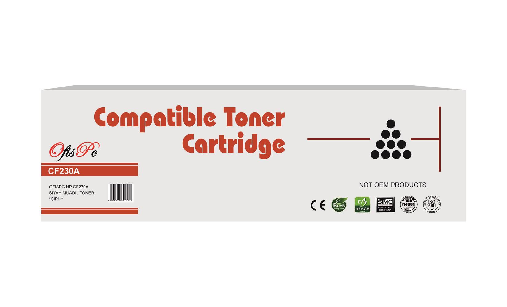 OFİSPC HP 230A Kırmızı 1.800 Sayfa Çipli Muadil Toner W2303A