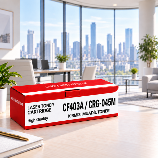 Yugubi Hp Cf403A / Canon Crg-045M Kırmızı Muadil Toner 1.3K - Kolisi 20 Ad