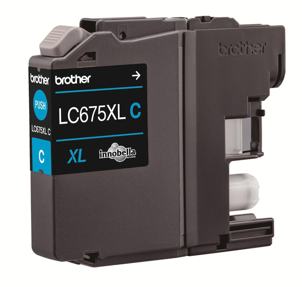 Brother LC675XLC Cyan Mavi 1.200 Sayfa Kartuş MFC-J2320/J2720