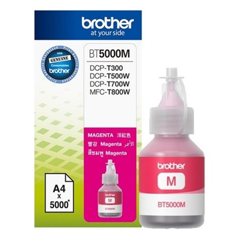 Brother BT5000M Magenta Kırmızı 5.000 Sayfa Şişe Mürekkep DCP-T300/310/500/510/700/710 MFC-T800