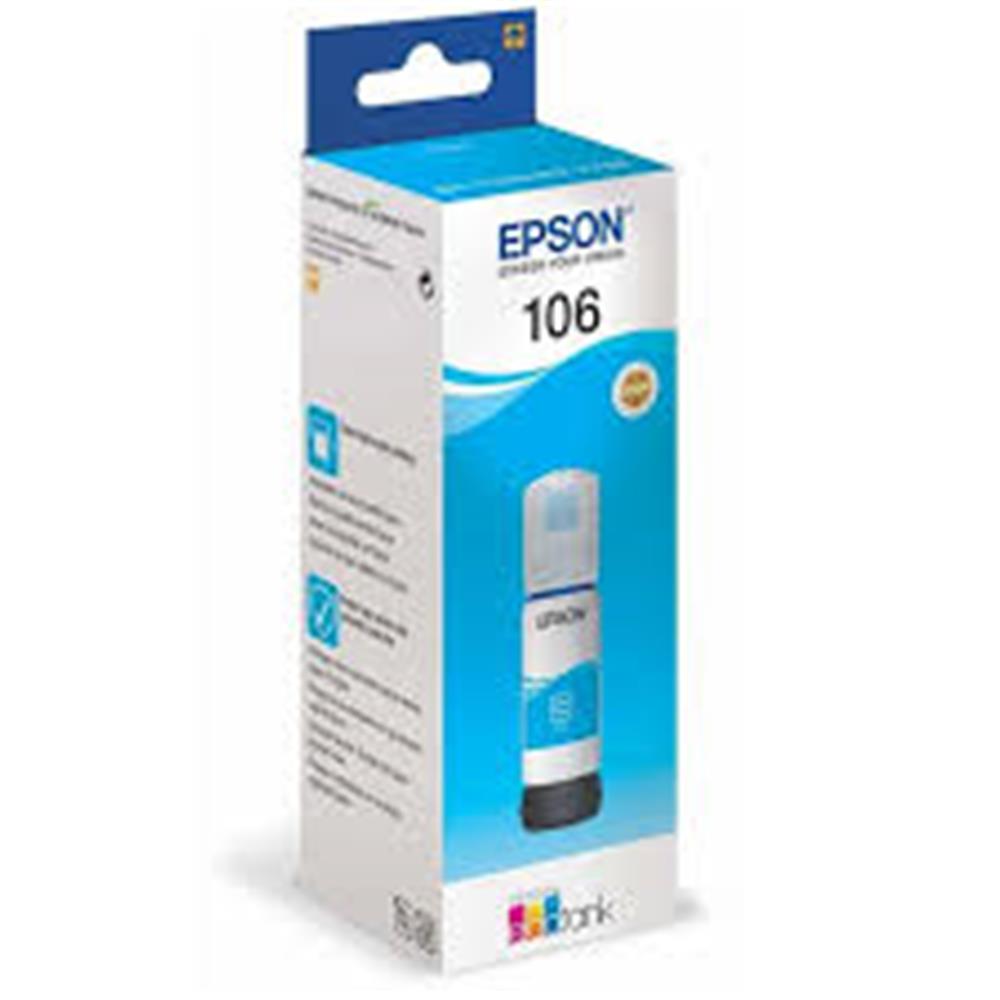 Epson 106 Cyan Mavi Şişe Mürekkep T00R240 L7160/7180