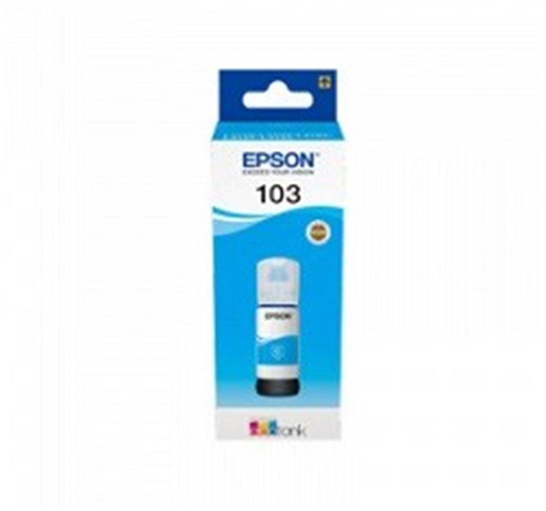 Epson 103 Cyan Mavi Şişe Mürekkep T00S24A L1210/3210/3250/5290