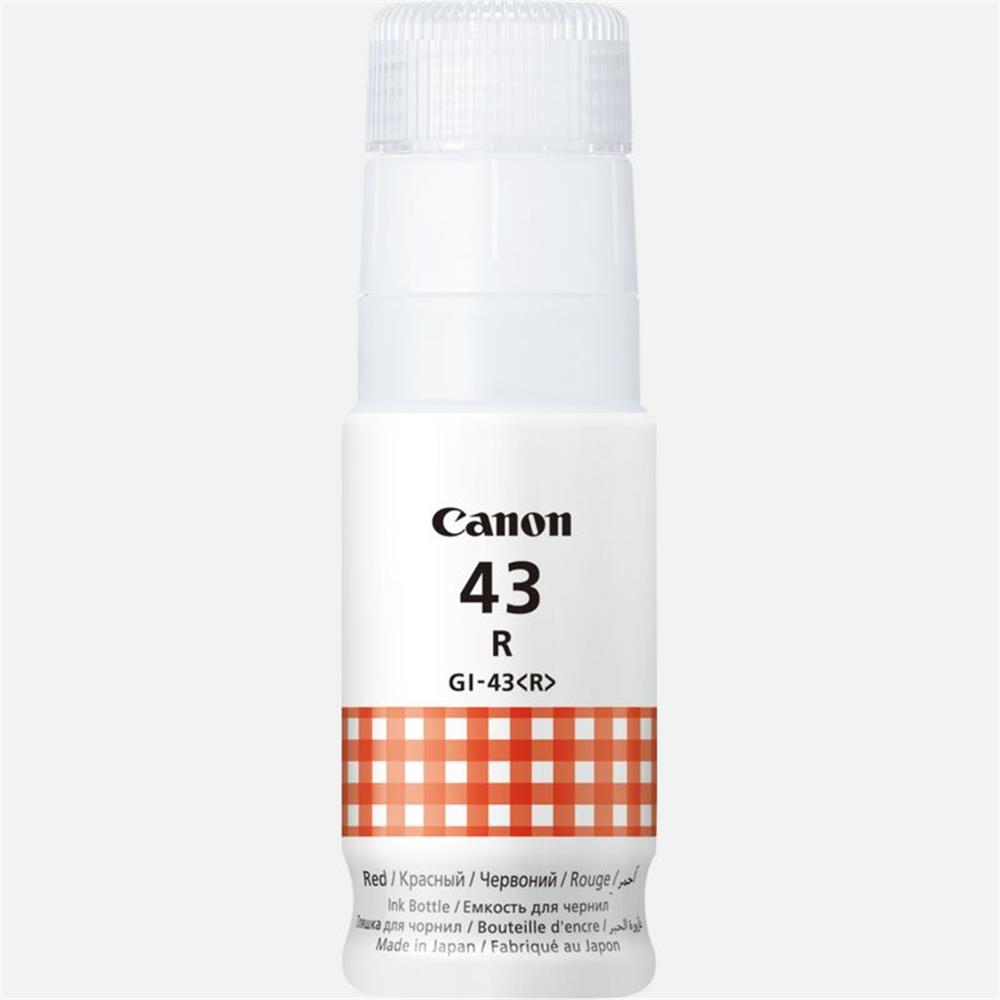 Canon GI-43R Red Kırmızı Şişe Mürekkep G540/G640