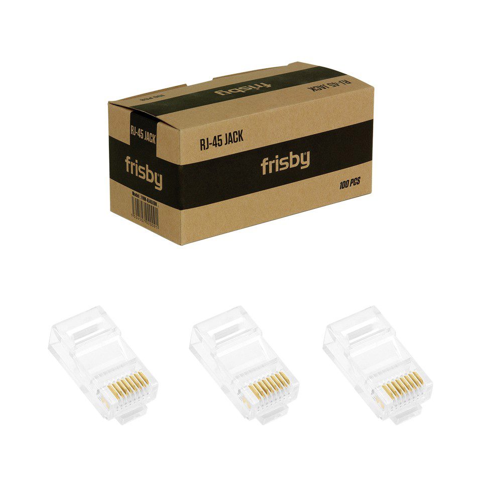 Frisby FNW-RJ4519N RJ-45 Konnektör 100' lü Paket