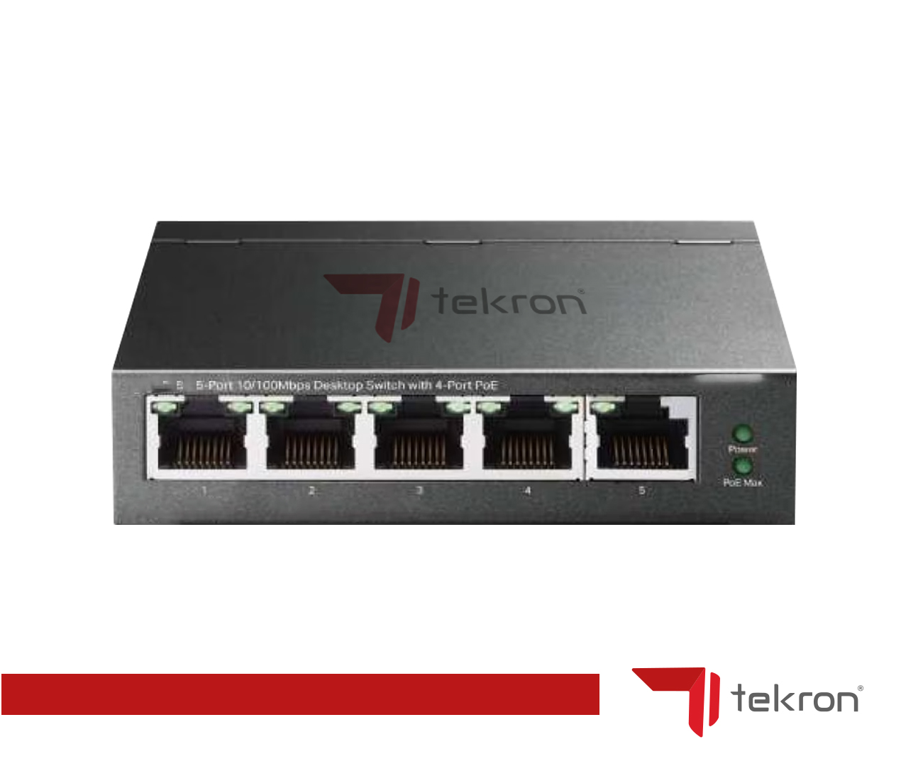 TEKRON 5 PORT GIGABIT SWITCH 10/100/1000