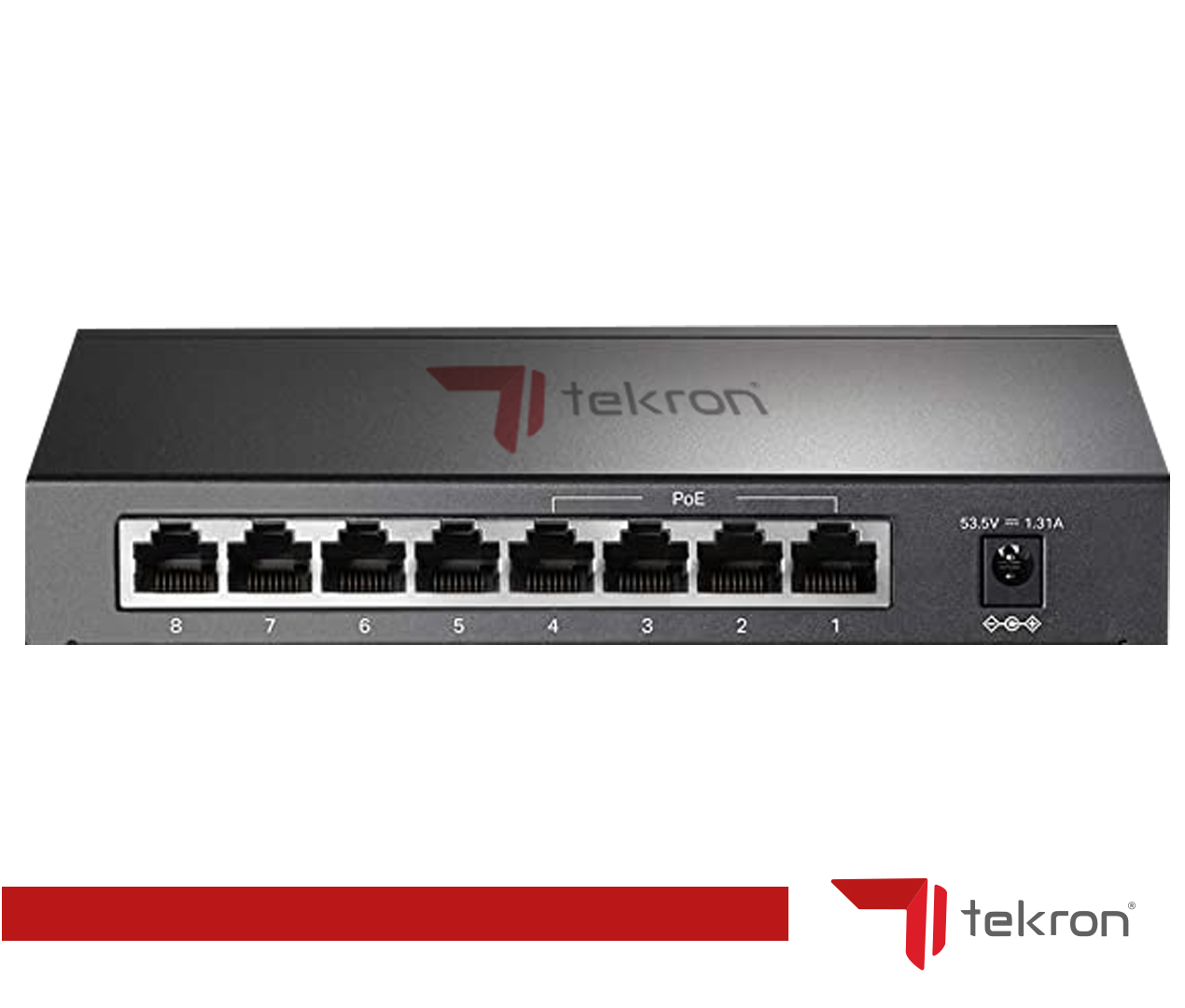 TEKRON 8 PORT GIGABIT SWITCH 10/100/1000