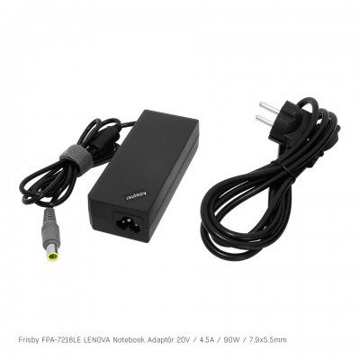 Frisby FPA-7218LE 20V 4.5A 7.9 x 5.5mm Notebook Adaptör (Lenova)