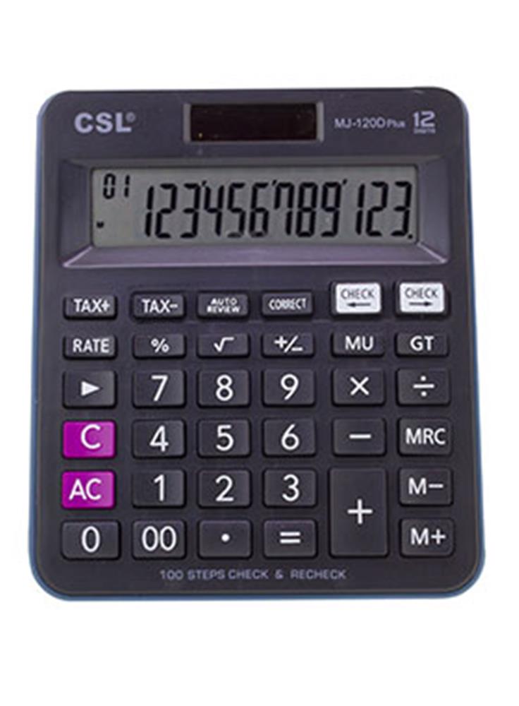 CSL RZ-822 12 Hane Masa Tipi Renkli Hesap Makinesi