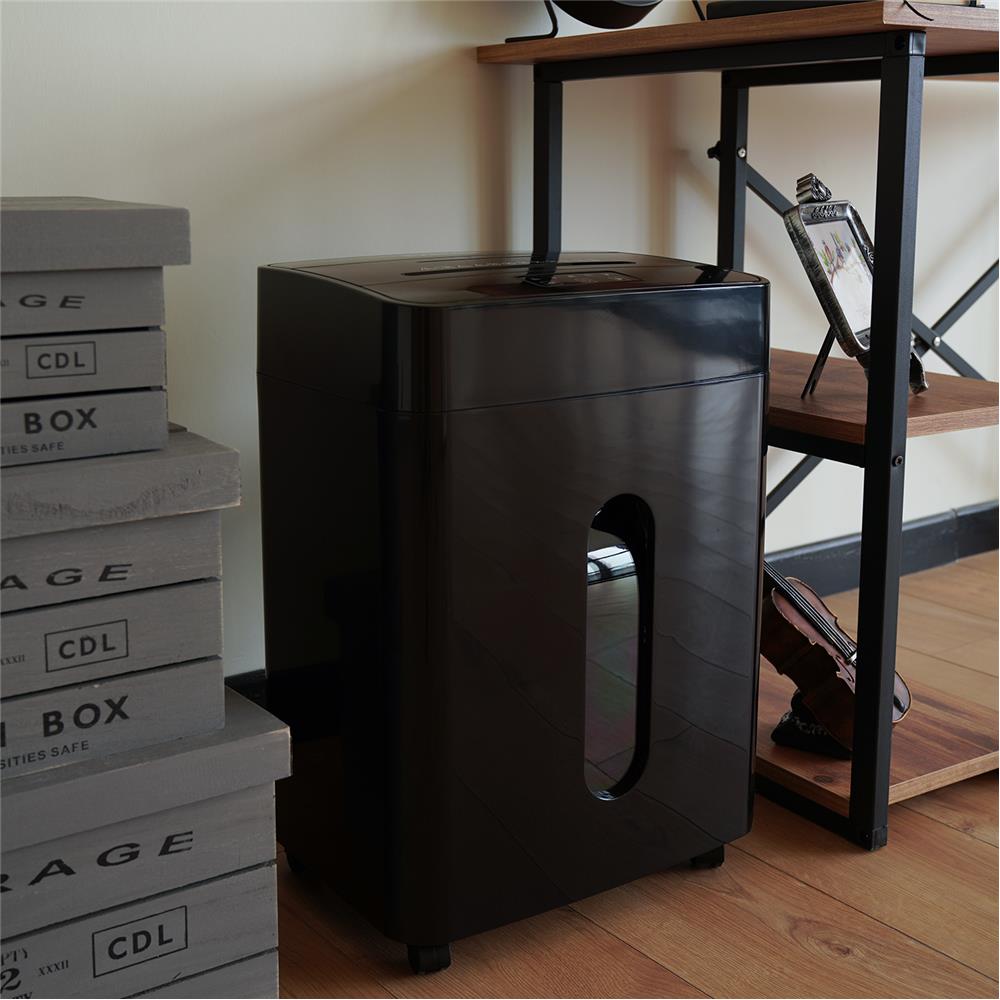 Everest JP-727C Siyah Çapraz Kesim 23Lt 42DB±3 Boyut 37.7*28.2*54 Siyah Sessiz Kağıt Kesme Makinesi