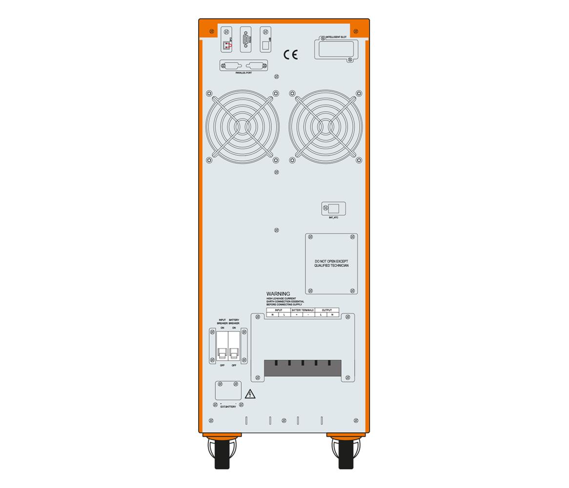 Makelsan Powerpack SE 20*7AH 10kVA On Line 1F/1F
