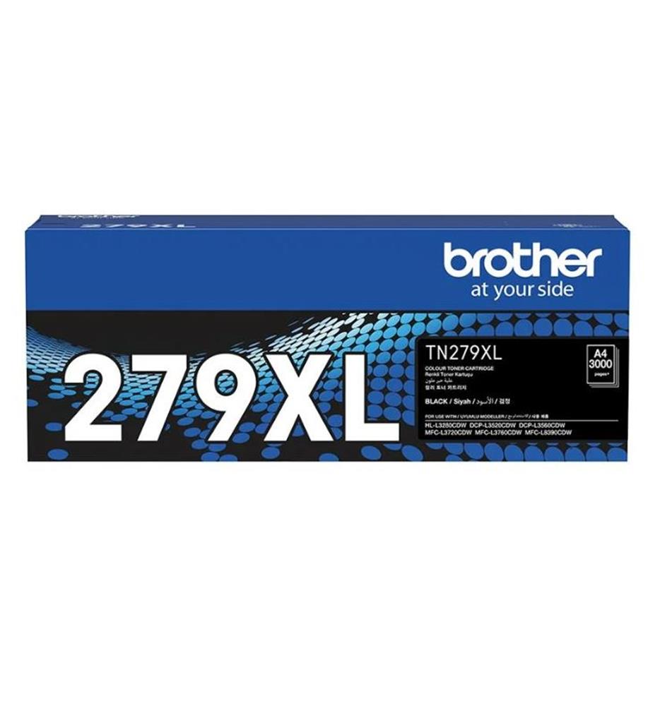 Brother TN-279XLBK Black Siyah Toner HL-L3280CDW DCP-L3520/3560 MFC-L3720/3760/8390 3.000 Sayfa