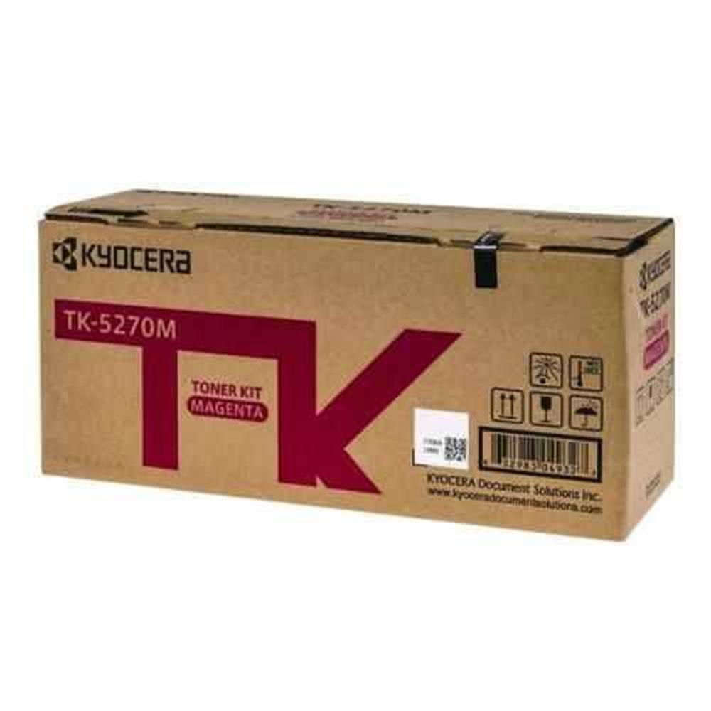 Kyocera TK-5270M Magenta Kırmızı Orjinal Fotokopi Toneri Ecosys M6230cidn/M6630cidn P6230cdn